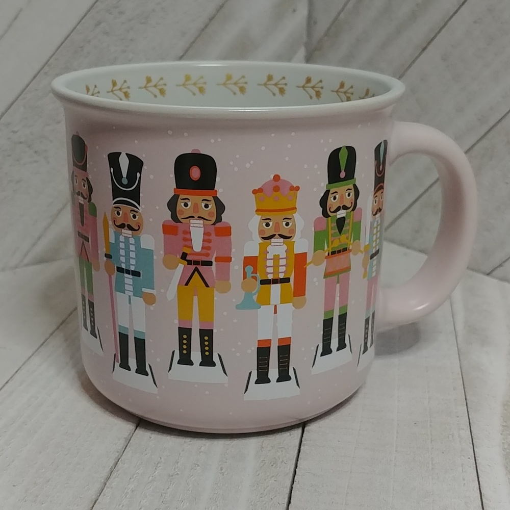 NWOT Holly & Jolly Pink Nutcracker Mug